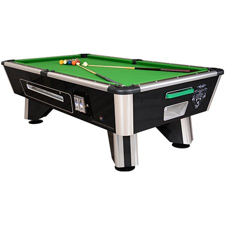 AKER 7FT LION Coin Pool Table