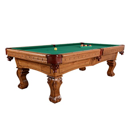 AKER 8FT CARVED Pool Billiard Table